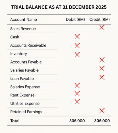 sample of trial balance prepared by press the pr agency