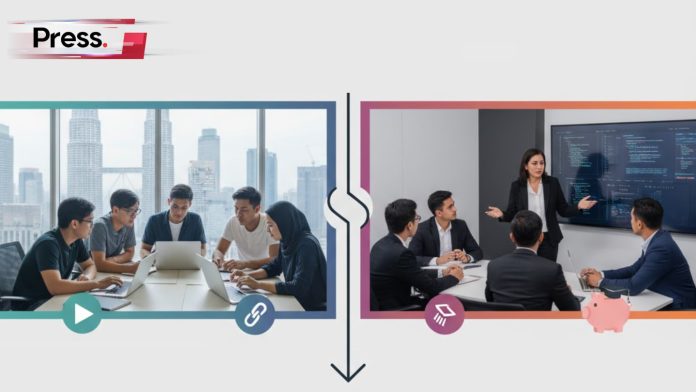 A comparative graphic titled 