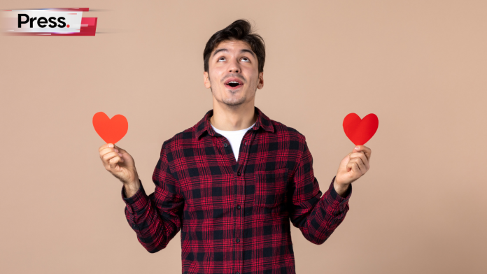 man choosing his favourite stuff