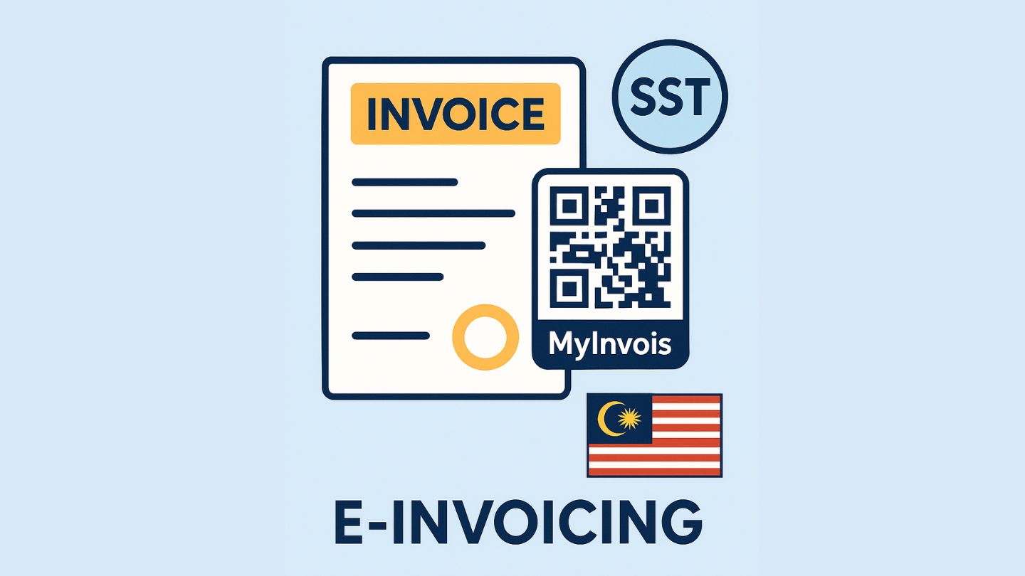 MyInvois e-invoicing compliance for bookkeeping and tax reporting in Malaysia.