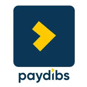 Paydibs Malaysia payment gateway logo, offering secure FPX, eWallet, and card transactions.
