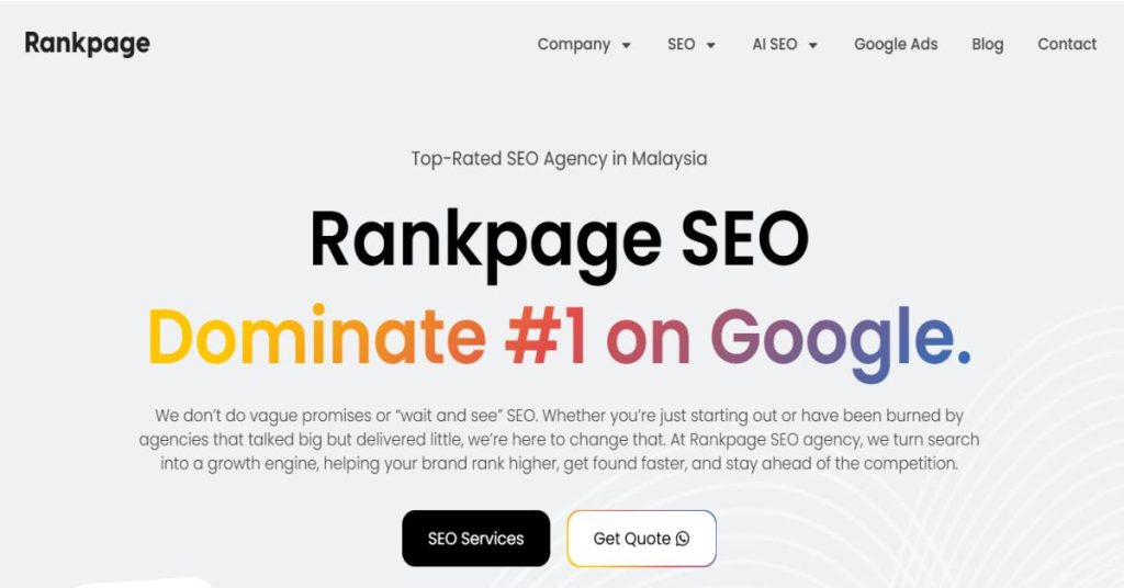 rankpage seo agency