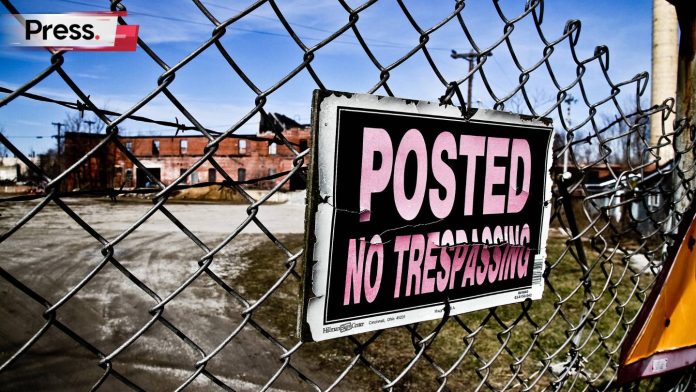 trespassing sign in malaysia