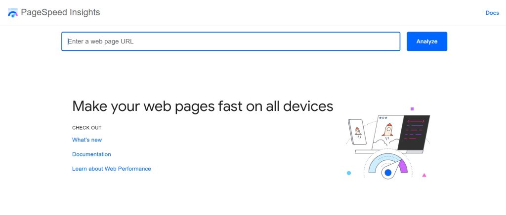 Google PageSpeed Insights (PSI) website performance monitoring tool