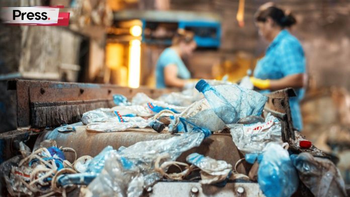 A recycling plant, symbolizing SME waste management