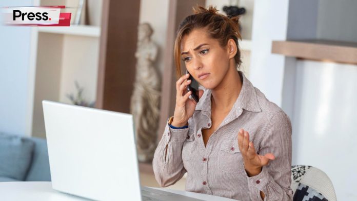 An unhappy customer calls customer support, showing the importance of public relations.