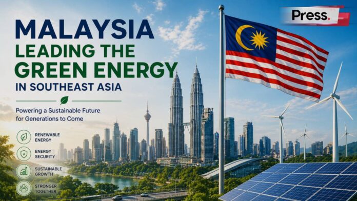 malaysia flag leading the southeast asia green energy