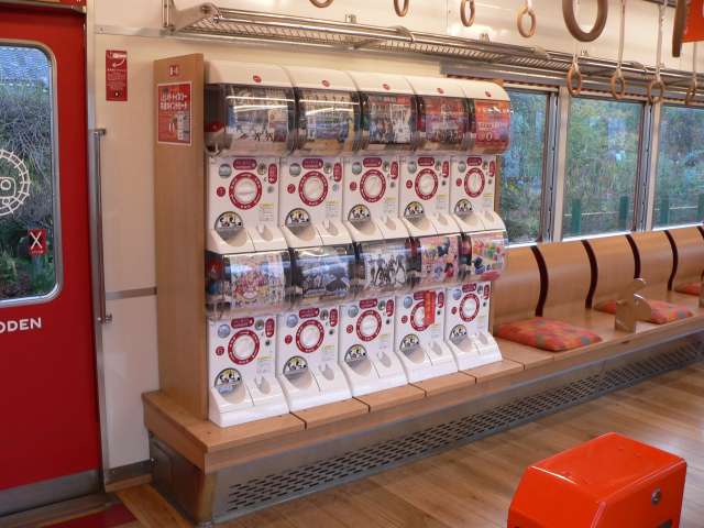 Gachapon machines in Japan